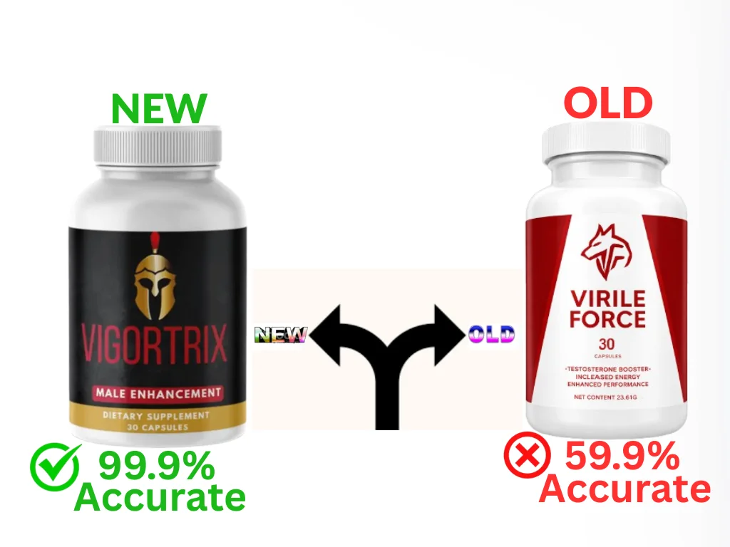 Virile Force Male Support Supplement Bottle